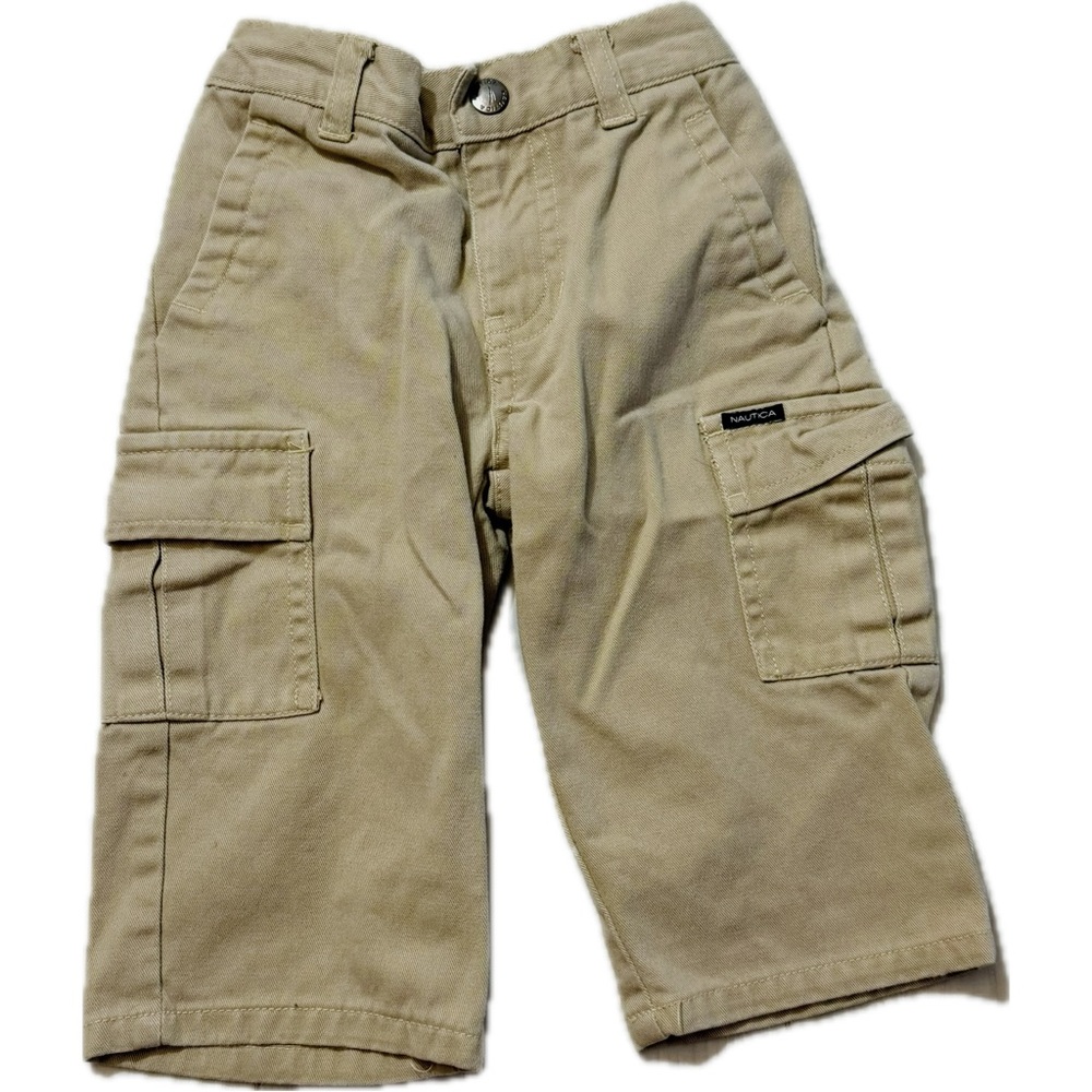 Nautica Kids Tan Cargo Joggers